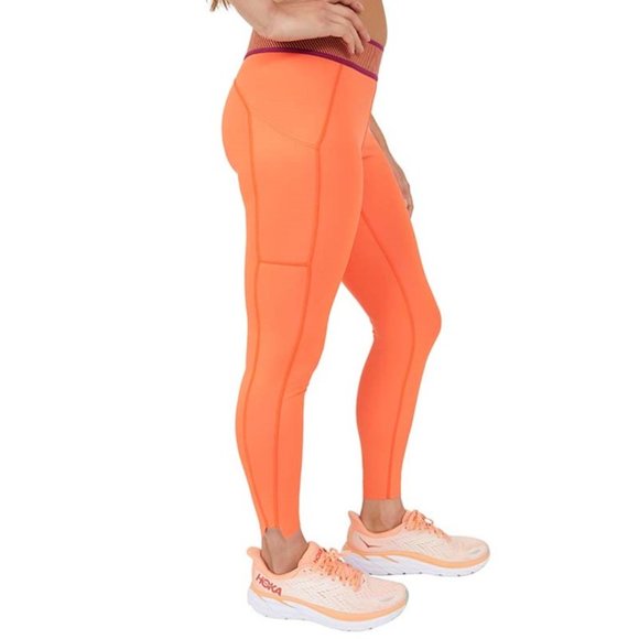 Women's Free People FP Movement Endurance Leggings Tights Orange Size Small NWT - Picture 4 of 9